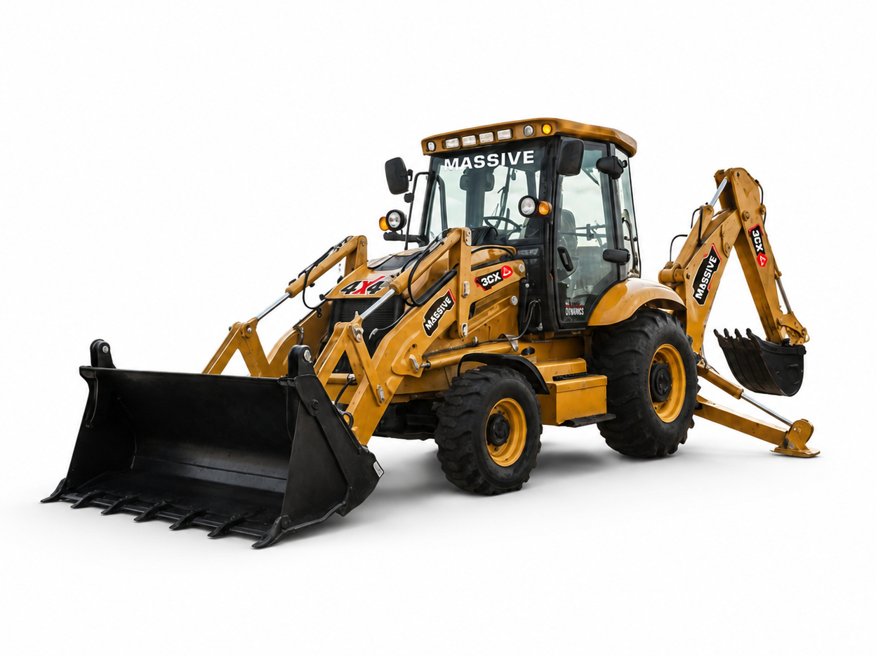 Massive 3CX Backhoe Loader